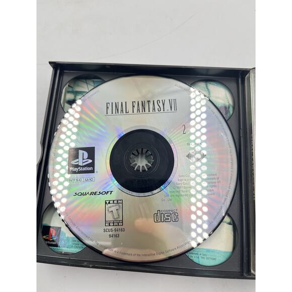 Final Fantasy VII 7 PS1 (PlayStation 1, 1997) CIB Complete Tested Working - Picture 7 of 12